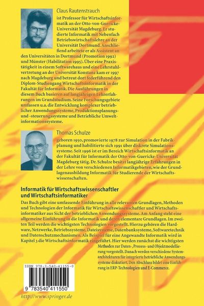 Produktbild: Informatik f&uuml;r Wirtschaftswissenschaftler und Wirtschaftsinformatiker