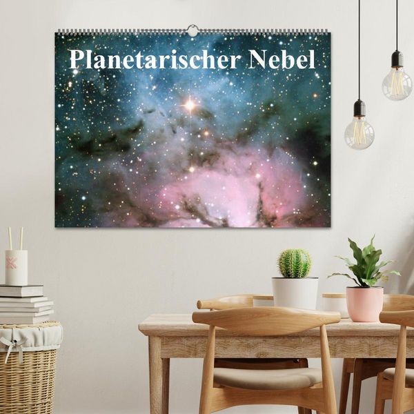 Produktbild: Planetarischer Nebel (Wandkalender 2026 DIN A2 quer), CALVENDO Monatskalender