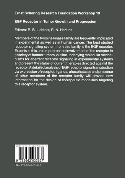 Produktbild: EGF Receptor in Tumor Growth and Progression