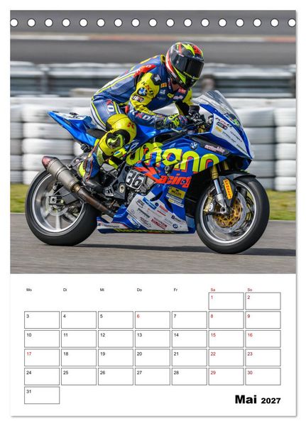 Produktbild: SuperBikes (Tischkalender 2027 DIN A5 hoch), CALVENDO Monatskalender