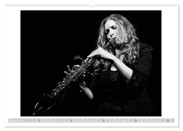 Produktbild: Jazz Ladies in der alten Schmiede (Wandkalender 2026 DIN A2 quer), CALVENDO Monatskalender