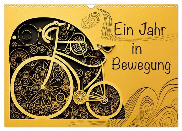 Ein Jahr in Bewegung (Wandkalender 2026 DIN A3 quer), CALVENDO Monatskalender