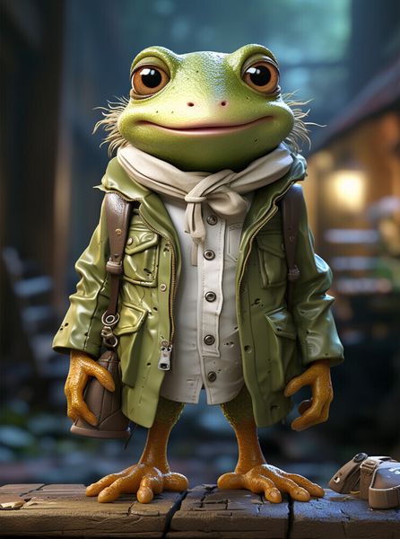 Produktbild: CALVENDO Puzzle Frosch Hugo | 2000 Teile Lege-Gr&ouml;&szlig;e 90x67cm Foto-Puzzle f&uuml;r gl&uuml;ckliche Stunden