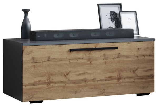 Produktbild: Holz TV Lowboard M&ouml;bel Fernsehschrank Arila S