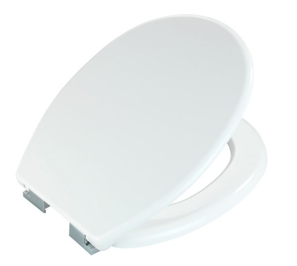 Produktbild: WC-Sitz Duroplast Mod. Tucson Wei&szlig;, Externe Easy-Close Absenkautomatik