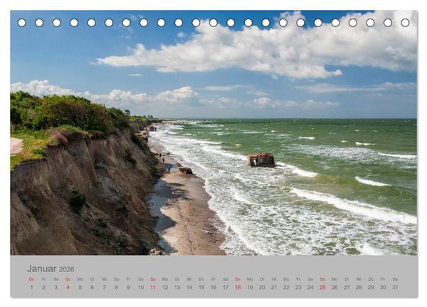 Produktbild: Ostsee, Fischland-Dar&szlig; (Tischkalender 2026 DIN A5 quer), CALVENDO Monatskalender
