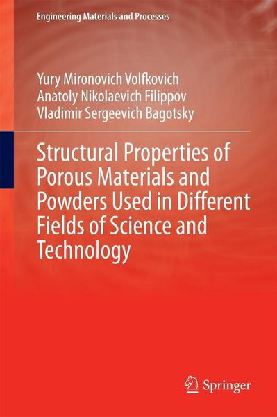 Produktbild: Structural Properties of Porous Materials and Powders Used in Different Fields of Science and Technology