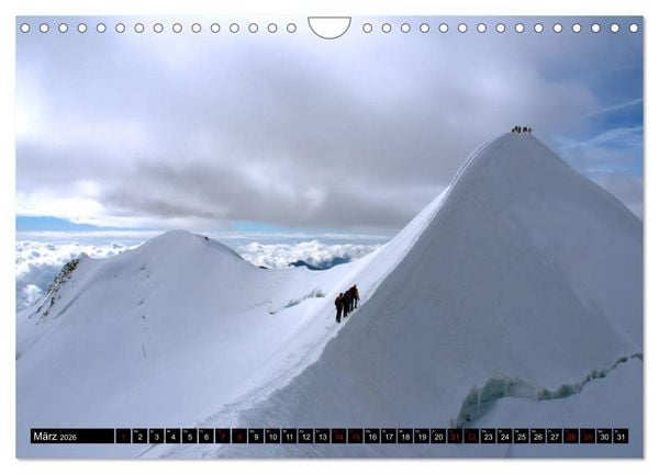 Produktbild: Monte Rosa Classic - Die klassische Tour um das Monte Rosa Massiv (Wandkalender 2026 DIN A4 quer), CALVENDO Monatskalender