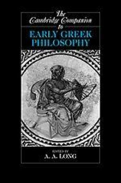 Produktbild: The Cambridge Companion to Early Greek Philosophy