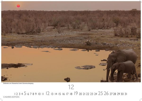 Produktbild: Namibia Kalender 2027 &ndash; Wandkalender | Fotokalender Afrika 35x50 cm - . mit atemberaubenden Landschaftsfotos und der Tierwelt.