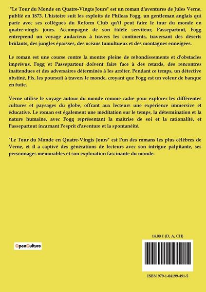 Produktbild: Le Tour du Monde en Quatre-Vingts Jours