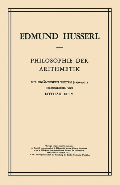 Produktbild: Philosophie der Arithmetik
