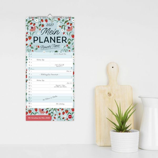 Produktbild: Deko-Mein Planer Flower Time 2027