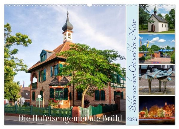 Die Hufeisengemeinde Brühl (Wandkalender 2026 DIN A2 quer), CALVENDO Monatskalender