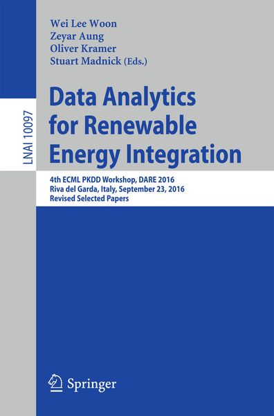 Produktbild: Data Analytics for Renewable Energy Integration