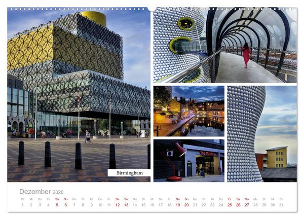 Produktbild: Erlesene Ansichten Britanniens (Wandkalender 2026 DIN A2 quer), CALVENDO Monatskalender