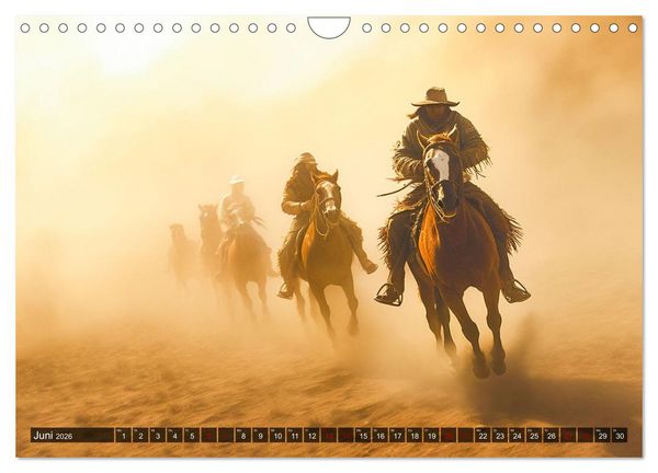 Produktbild: Abenteuer im Wilden Westen (Wandkalender 2026 DIN A4 quer), CALVENDO Monatskalender