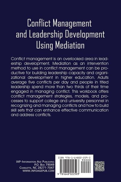 Produktbild: Conflict Management and Leadership Development Using Mediation