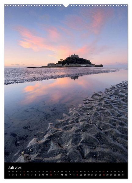 Produktbild: Cornwall - Die Sch&ouml;nheit der K&uuml;ste (Wandkalender 2026 DIN A2 hoch), CALVENDO Monatskalender