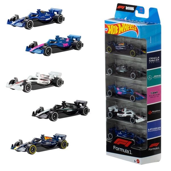 Produktbild: Hot Wheels Formel 1 5er-Pack