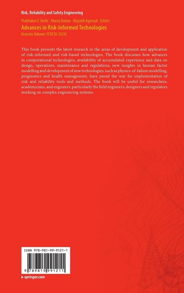 Produktbild: Advances in Risk-Informed Technologies