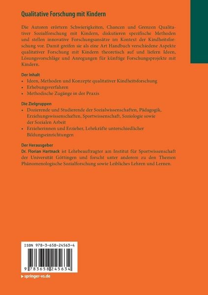 Produktbild: Qualitative Forschung mit Kindern