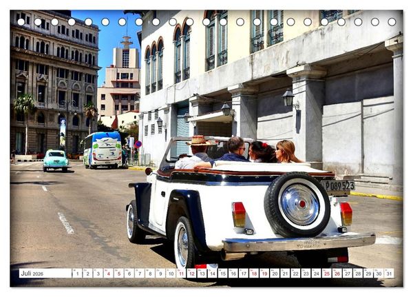 Produktbild: Best of Jeepster - Das Cabrio von Willys-Overland (Tischkalender 2026 DIN A5 quer), CALVENDO Monatskalender