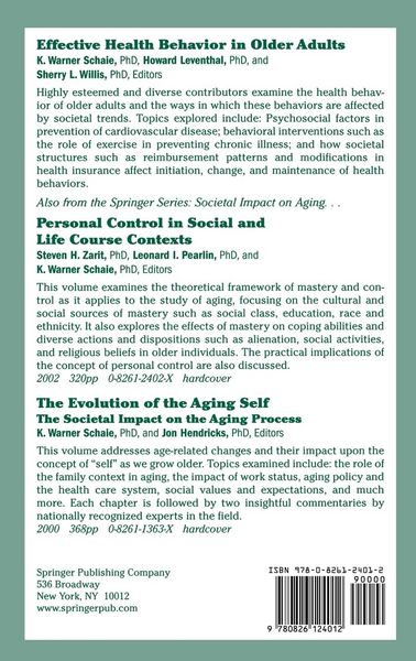 Produktbild: Effective Health Behavior in Older Adults