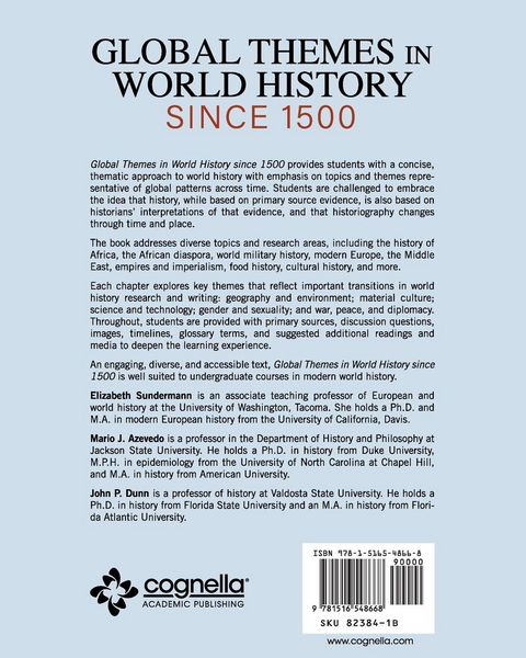 Produktbild: Global Themes in World History since 1500