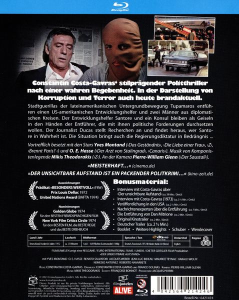 Produktbild: Der unsichtbare Aufstand (Filmjuwelen)