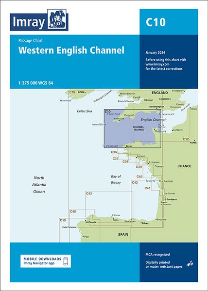 Produktbild: C10 Western English Channel Passage Chart