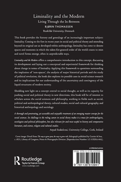 Produktbild: Liminality and the Modern