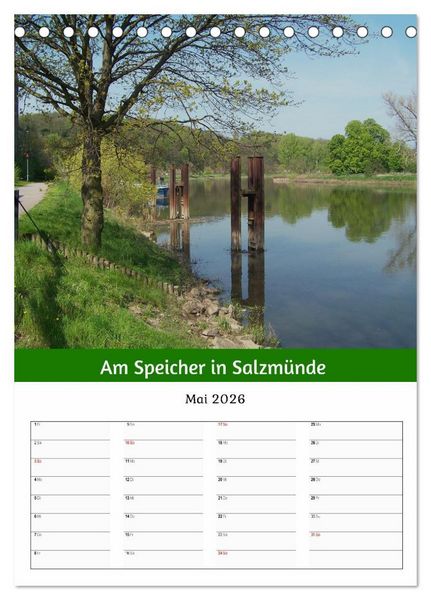 Produktbild: Natursch&ouml;nheiten aus Halle (Saale) (Tischkalender 2026 DIN A5 hoch), CALVENDO Monatskalender