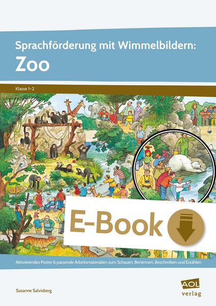 Produktbild: Sprachf&ouml;rderung mit Wimmelbildern: Zoo