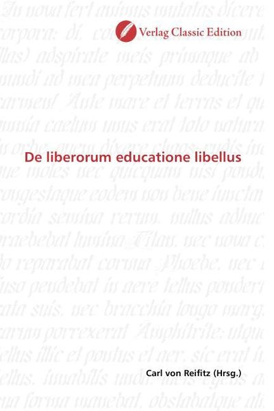 Produktbild: Liberorum educatione libellus