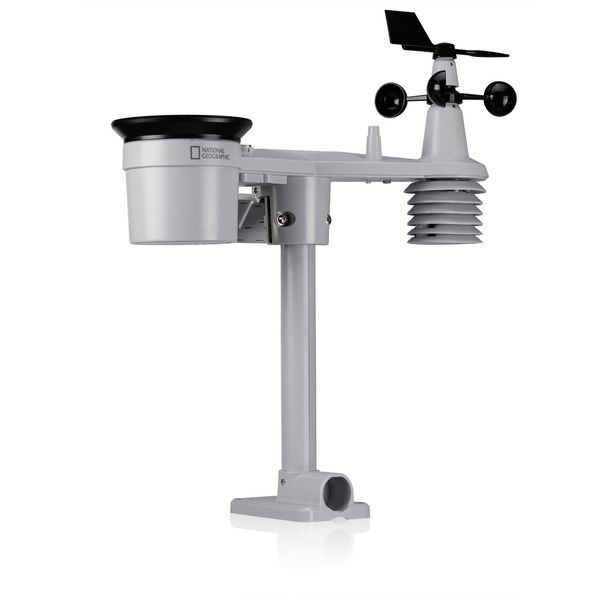 Produktbild: Bresser 14677 - NATIONAL GEOGRAPHIC Smarte Tuya-Wetterstation mit 7-in-1-Sensor