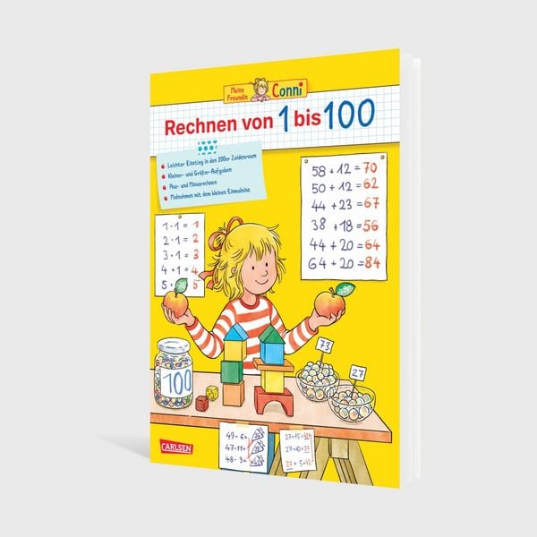 Produktbild: Conni Gelbe Reihe (Besch&auml;ftigungsbuch): Rechnen von 1 bis 100