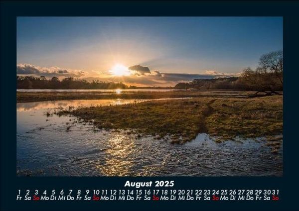 Produktbild: Landschaftskalender 2025 Fotokalender DIN A5