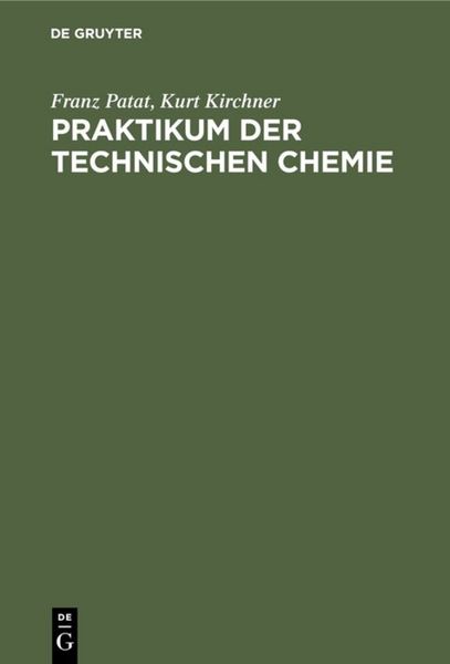 Produktbild: Praktikum der technischen Chemie