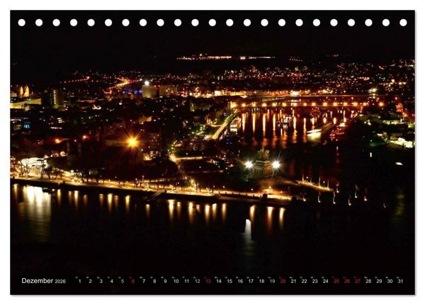 Produktbild: Koblenz Die Stadt am Deutschen Eck (Tischkalender 2026 DIN A5 quer), CALVENDO Monatskalender