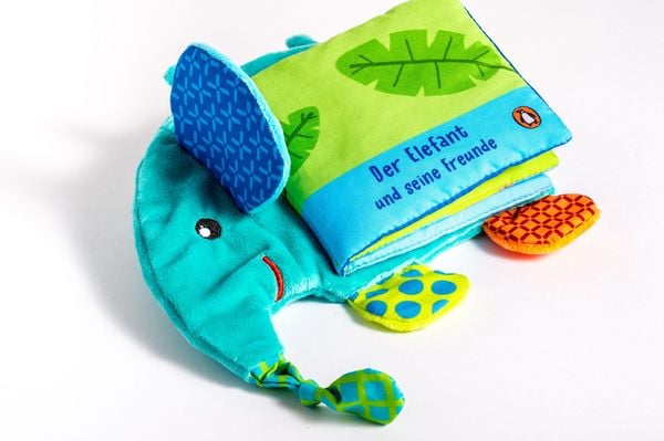 Produktbild: Mein Kuschel-Knisterbuch &ndash; Der Elefant und seine Freunde -