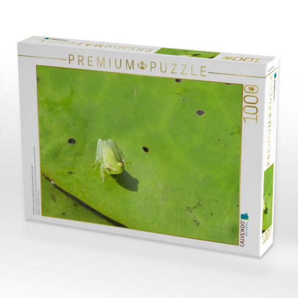 Produktbild: CALVENDO Puzzle Ein Motiv aus dem Kalender Frosch m&uuml;sste man sein! | 1000 Teile Lege-Gr&ouml;&szlig;e 64x48cm Foto-Puzzle f&uuml;r gl&uuml;ckliche Stunden