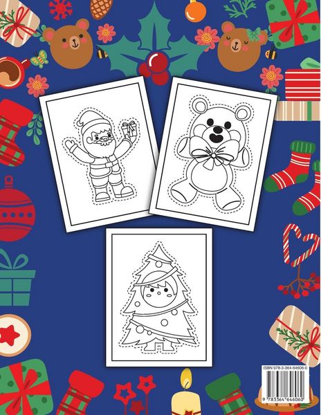 Produktbild: Christmas Scissor Skill Activity Book for Kids Ages 3-6