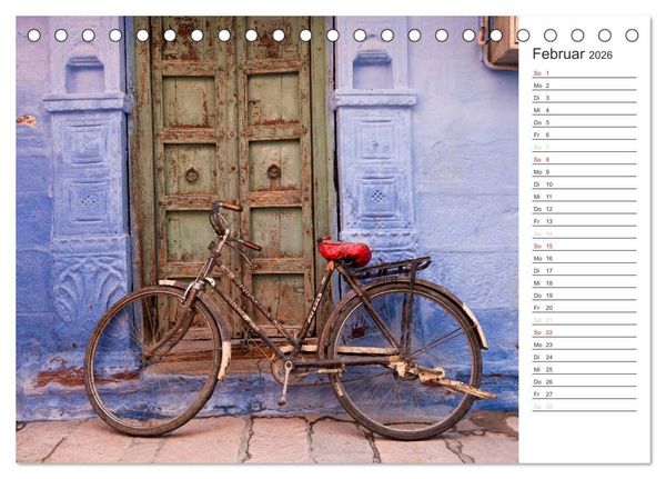Produktbild: Farbenfrohes aus Indien (Tischkalender 2026 DIN A5 quer), CALVENDO Monatskalender