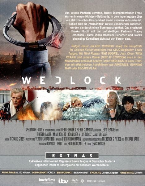 Produktbild: Wedlock - Steelbook