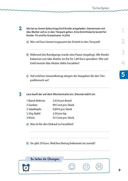 Produktbild: Mathe in 15 Min - Gr&ouml;&szlig;en und Textaufgaben 5./6. Klasse