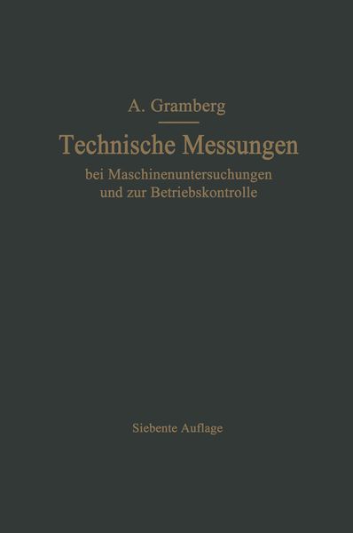 Produktbild: Technische Messungen bei Maschinenuntersuchungen und zur Betriebskontrolle