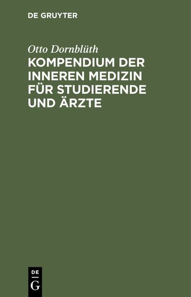 Produktbild: Kompendium der inneren Medizin f&uuml;r Studierende und &Auml;rzte