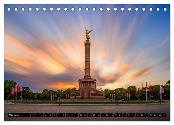 Produktbild: Berlin - Bilder einer Metropole (Tischkalender 2026 DIN A5 quer), CALVENDO Monatskalender