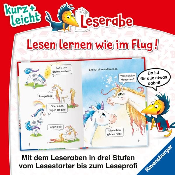 Produktbild: Leserabe 1. Lesestufe Kurz und leicht - Das Einhorn und der Zauber-Traum